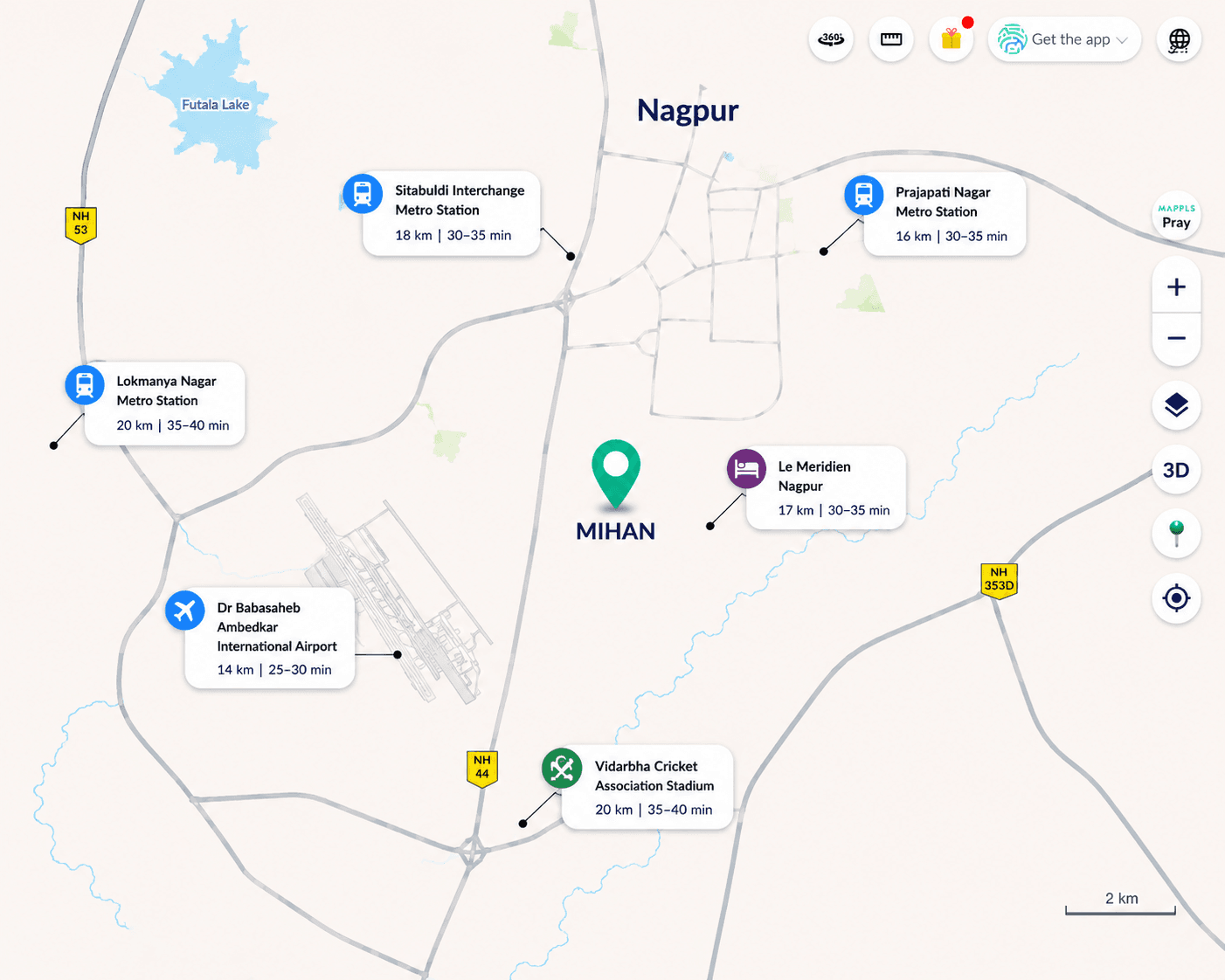 Connectivity map