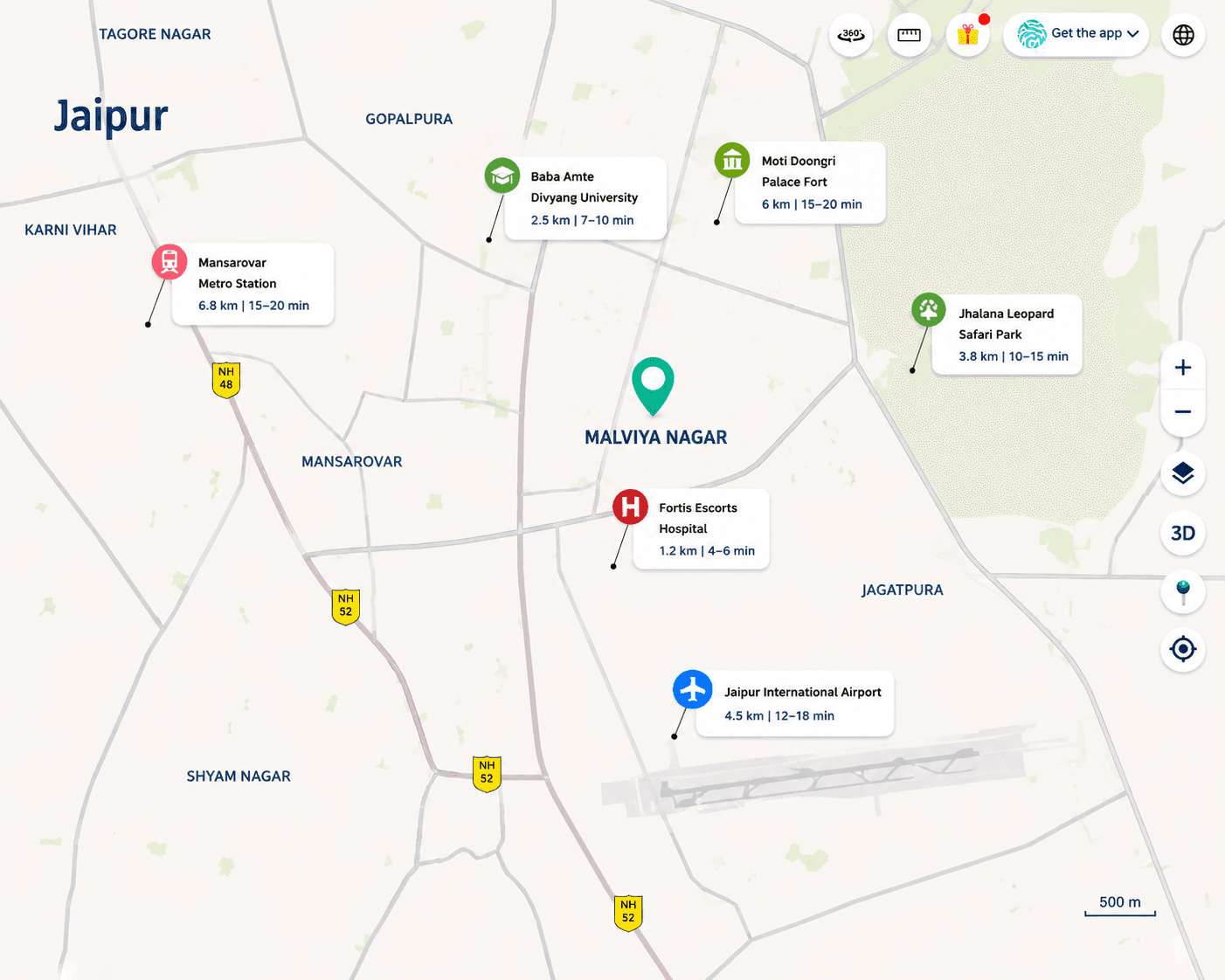 Connectivity map