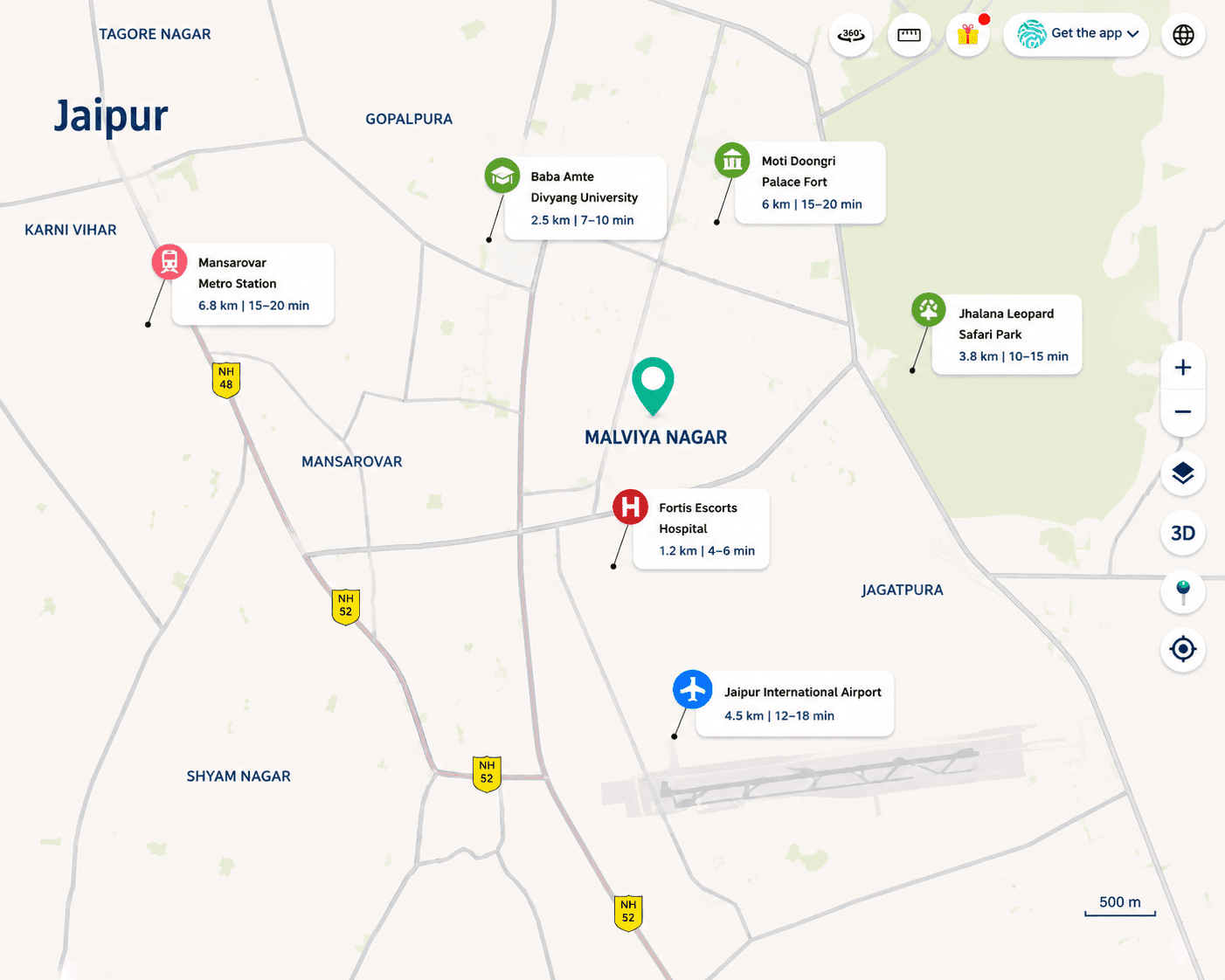 Connectivity map