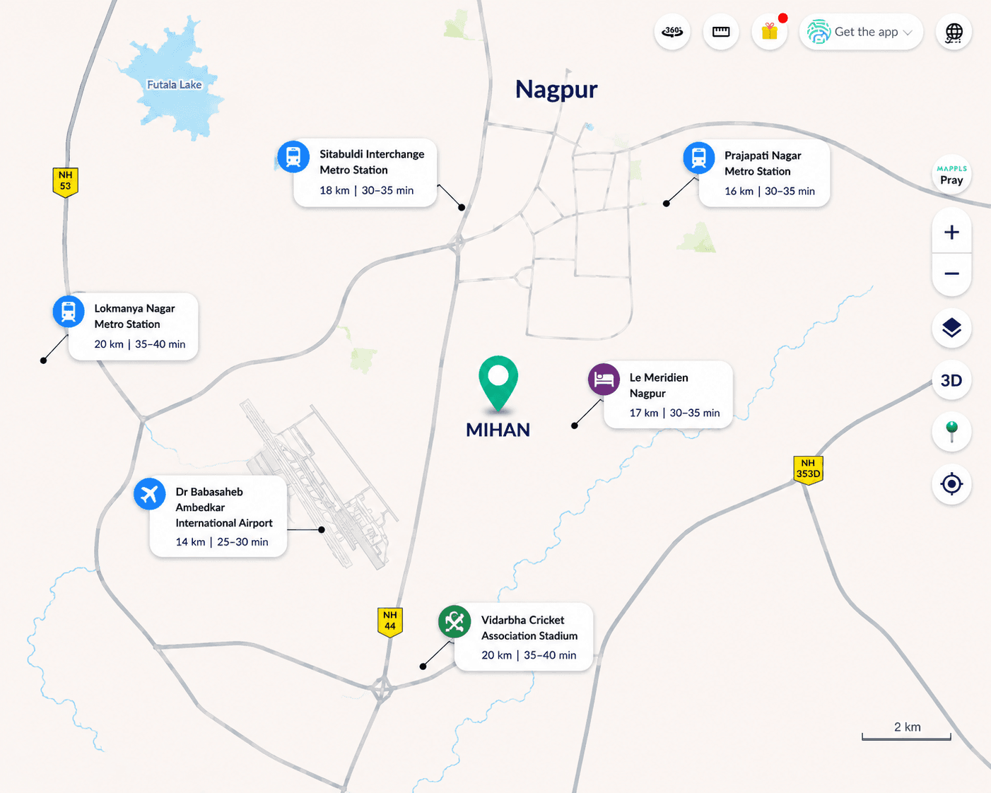 Connectivity map